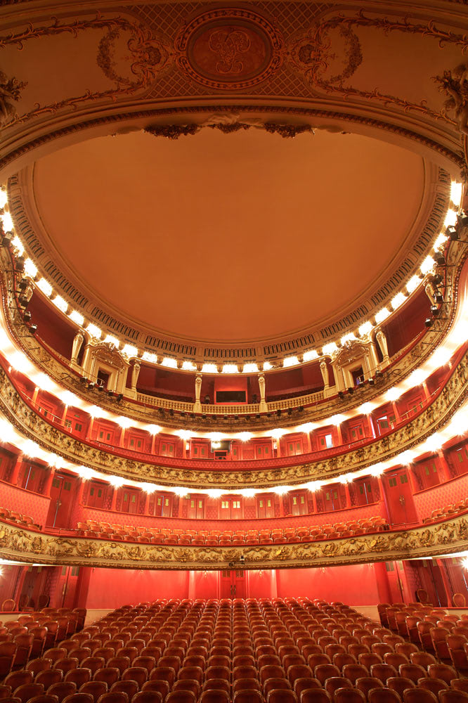 Opéra national de Lorraine, Nancy, salle, balcons vues depuis la scène