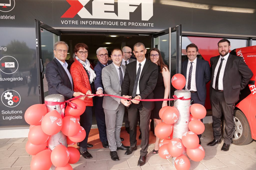 Xéfi - ruban inauguration