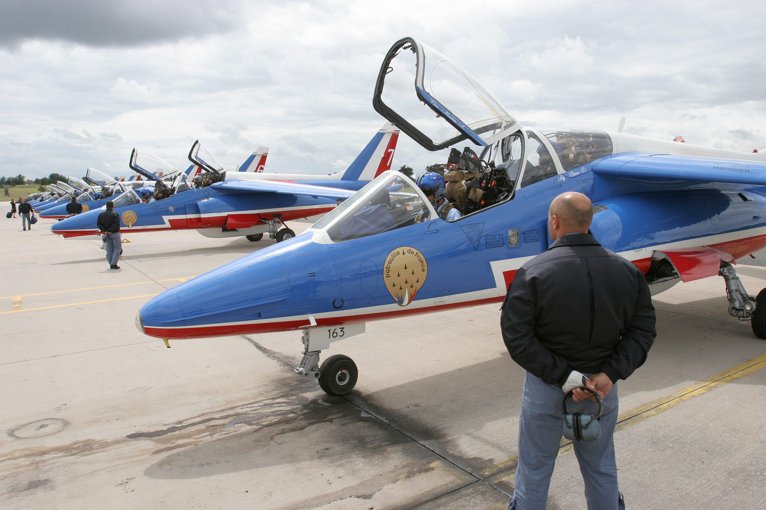 reportage presse republicain lorrain- patrouille de France -