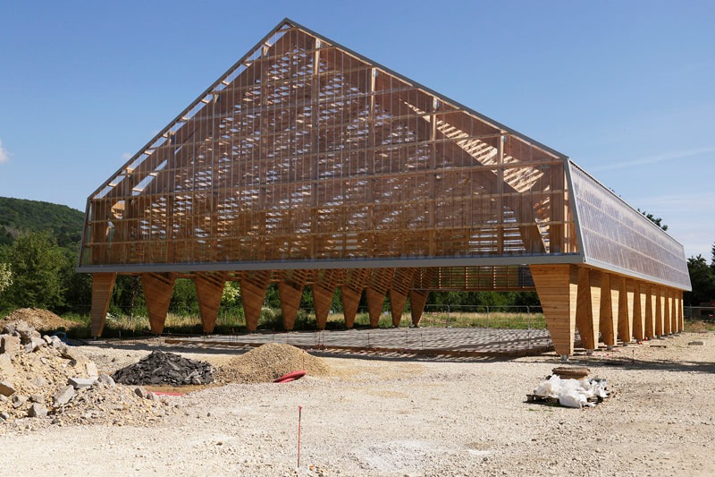 Halle en bois