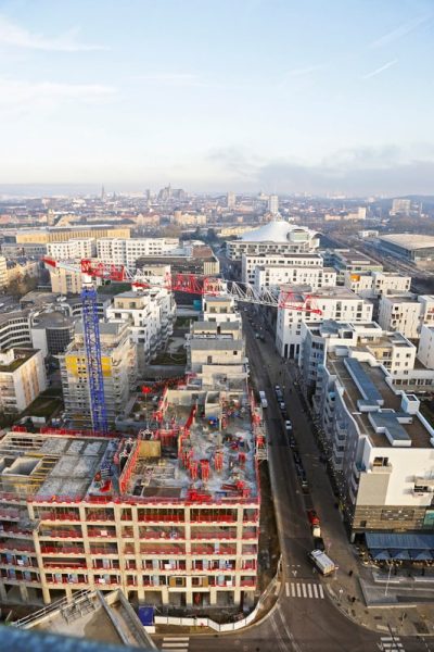 vue du toit immeuble, Metz
